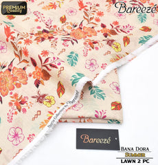 Bareeze Bana Dora Lawn Digital Printed 2-Piece Un-Stiched