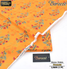 Bareeze Bana Dora Lawn Digital Printed 2-Piece Un-Stiched