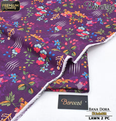 Bareeze Bana Dora Lawn Digital Printed 2-Piece Un-Stiched