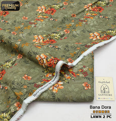 Sapphire Bana Dora Lawn Digital Printed 2-Piece Un-Stiched