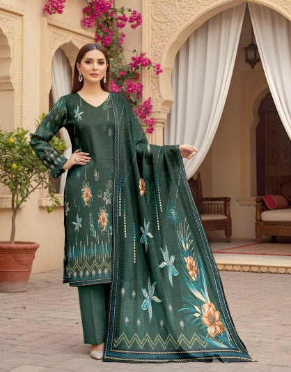 Beechtree Digital Printed Lawn 3-Piece Un-Stiched