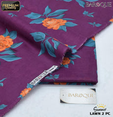 Baroque Digital Printed Lawn 2-Piece Un-Stiched