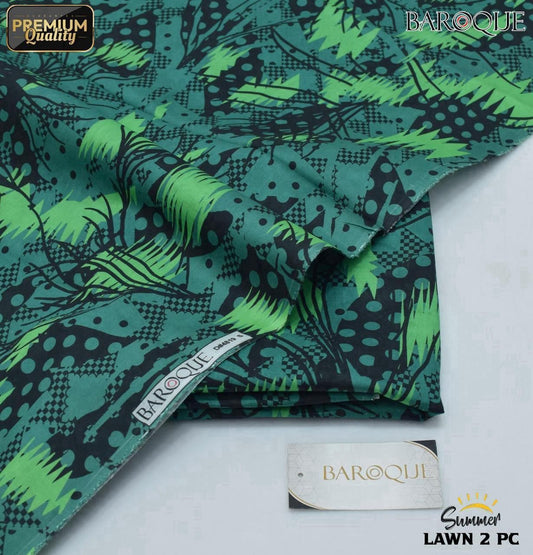 Baroque Digital Printed Lawn 2-Piece Un-Stiched
