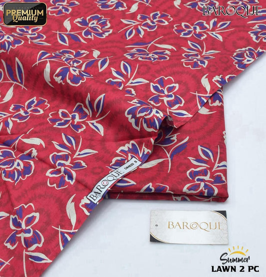 Baroque Digital Printed Lawn 2-Piece Un-Stiched