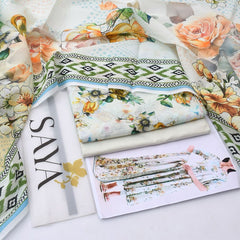 Saya Digital Printed Lawn 3-Piece Un-Stiched