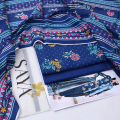 Saya Digital Printed Lawn 3-Piece Un-Stiched