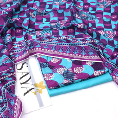 Saya Digital Printed Lawn 3-Piece Un-Stiched