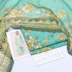 Afrozeh Digital Lawn 3-Piece Un-Stiched