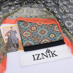 Iznik Digital Lawn 3-Piece Un-Stiched