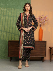 Edenrobe Digital Lawn 3-Piece Un-Stiched