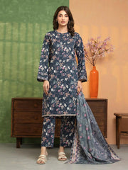 Edenrobe Digital Lawn 3-Piece Un-Stiched