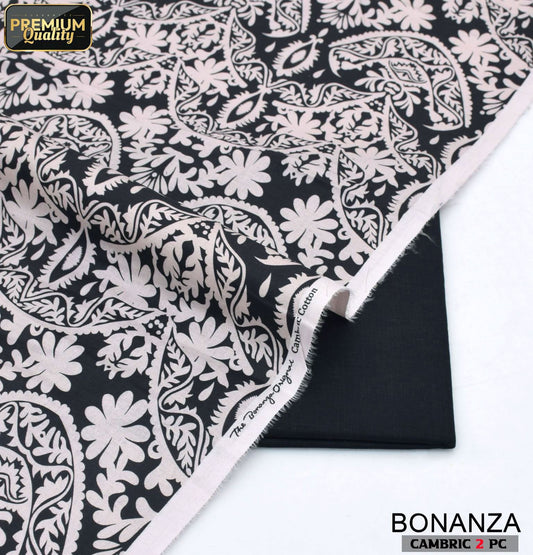 Bonanza Digital Lawn 2-Piece Un-Stiched