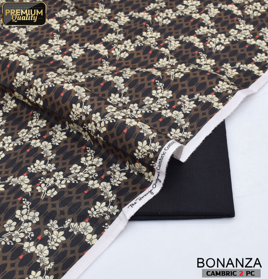 Bonanza Digital Lawn 2-Piece Un-Stiched