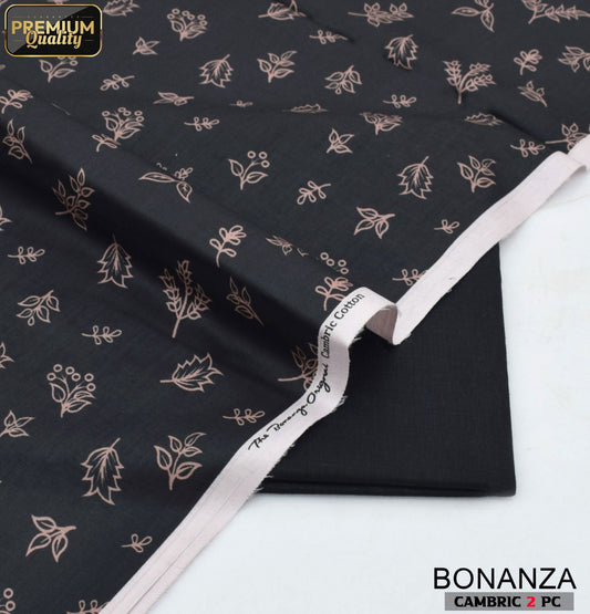 Bonanza Digital Lawn 2-Piece Un-Stiched