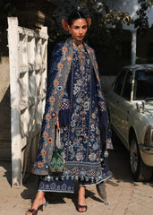 Hussain Riaz Dhanak Embroidered 3-Piece Un-Stiched