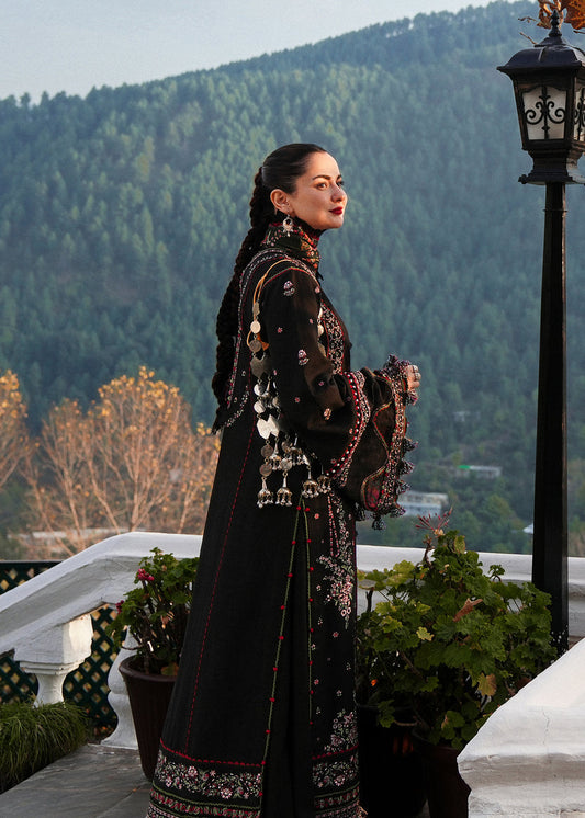 Hussain Rehar Dhanak Embroidered 3-Piece Un-Stiched