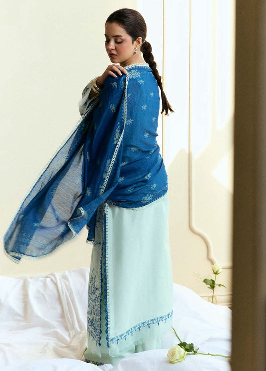 Coco by Zara Shahjahan Dhanak Embroidered 3-Piece Un-Stiched
