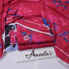 Aneela'S Digital Printed Khaddar 3-Piece Un-Stiched