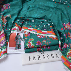 Farasha Digital Printed Khaddar 3-Piece Un-Stiched