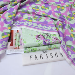 Farasha Digital Printed Khaddar 3-Piece Un-Stiched