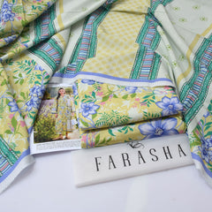 Farasha Digital Printed Khaddar 3-Piece Un-Stiched