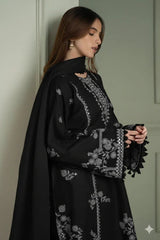 Cross Stitch Dhanak Embroidered 3-Piece Un-Stiched