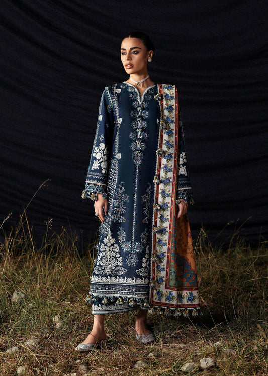 Hussain Rehar Dhanak Embroidered 3-Piece Un-Stiched