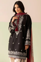Pezwaan Dhanak Embroidered 3-Piece Un-Stiched