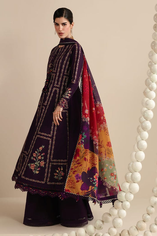 Jazmin Dhanak Embroidered 3-Piece Un-Stiched