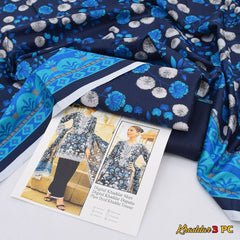 Zainab chottani Digital Khaddar 3-Piece Un-stiched