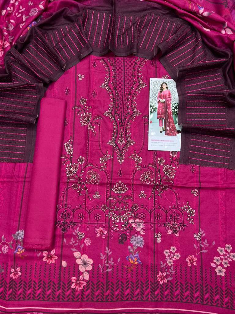 Nishat Dhanak Embroidered 3-Piece Un-stiched