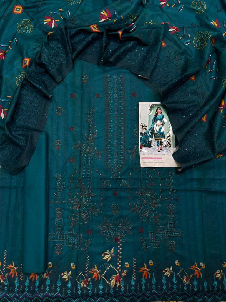 Nishat Dhanak Embroidered 3-Piece Un-stiched