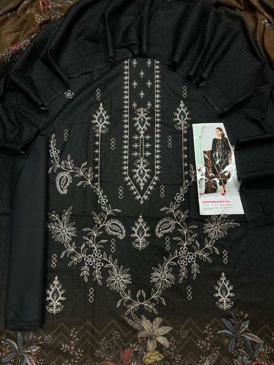 Nishat Dhanak Embroidered 3-Piece Un-stiched