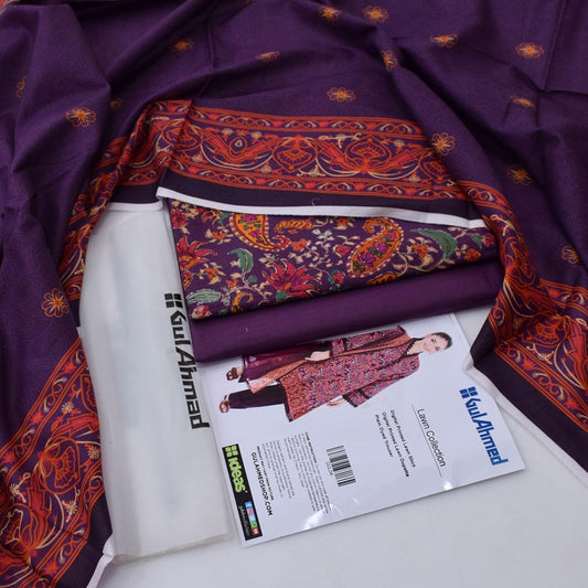 Gul Ahmed Lawn 3-Piece Unstiched