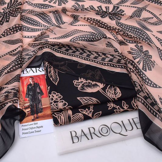 Baroque Lawn 3-Piece Un-stiched
