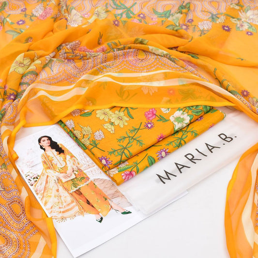 Maria.B Lawn 3-Piece Un-stiched