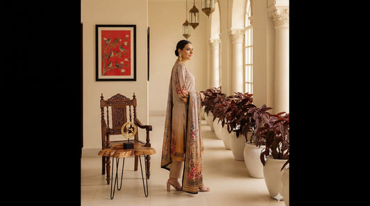 Mausummery Lawn 3-Piece Un-stiched