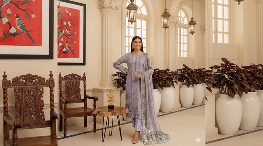 Mausummery Lawn 3-Piece Un-stiched