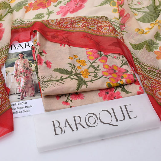 Baroque Lawn 3-Piece Unstiched