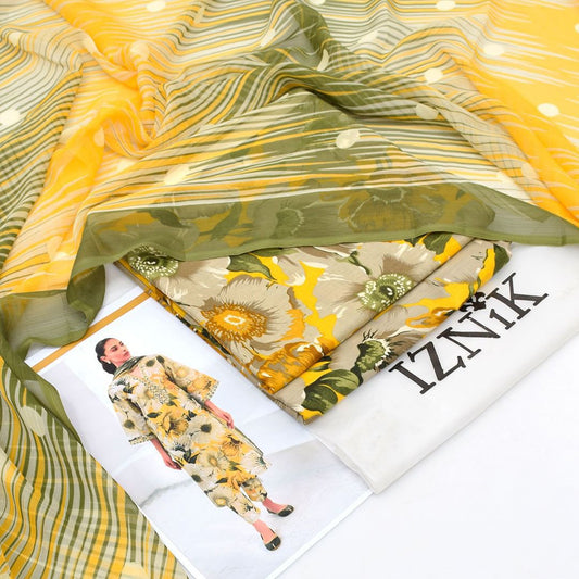 Iznik Lawn 3-Piece Unstiched