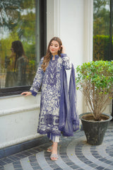 Aneela's Lawn 3-Piece Un-stiched