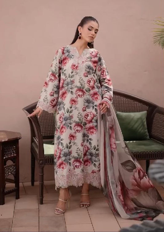 Baroque Lawn 3-Piece Un-stiched