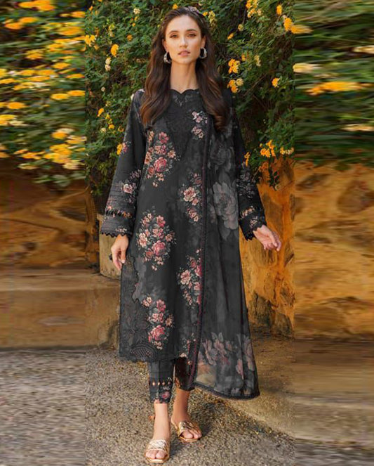 Iznik Lawn 3-Piece Un-stiched