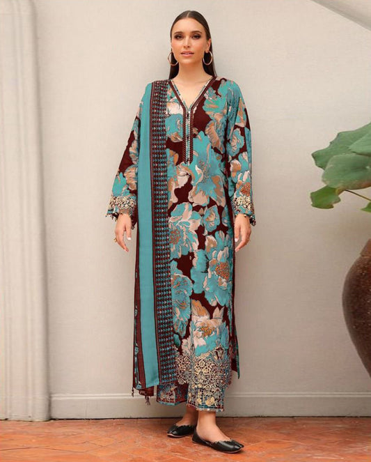 Baroque Lawn 3-Piece Un-stiched