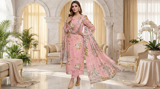 Baroque Lawn 3-Piece Un-stiched