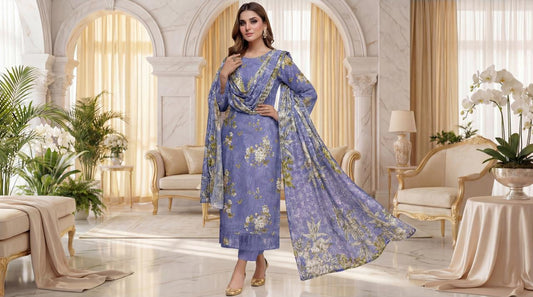 Baroque Lawn 3-Piece Un-stiched