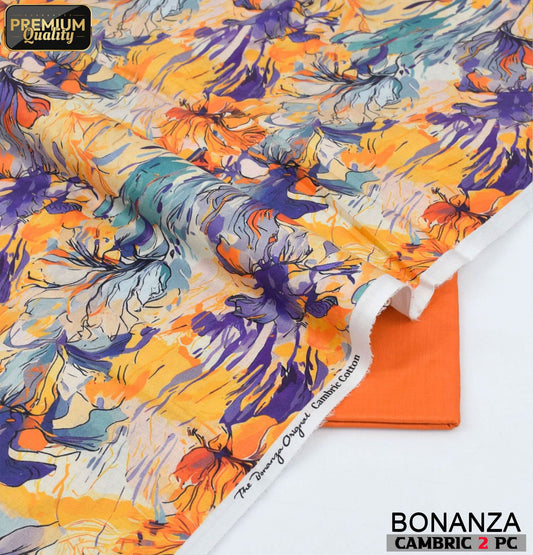 Bonanza Digital Lawn 2-Piece Un-stiched