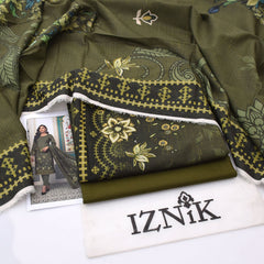 Iznik Digital Printed Lawn 3-Piece Un-Stiched