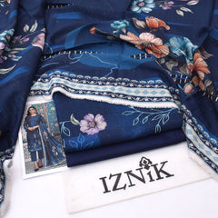 Iznik Digital Printed Lawn 3-Piece Un-Stiched