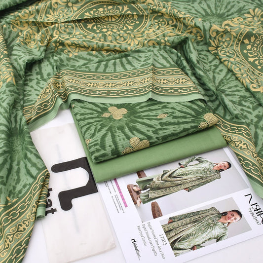 Nishat Printed Lawn 3-Piece Un-Stiched
